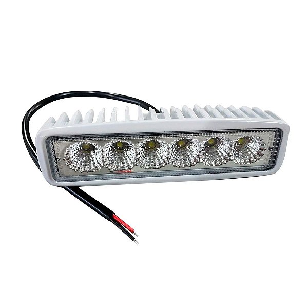 Luz Para Deck 6 Leds 18w 12-24v LED Branco