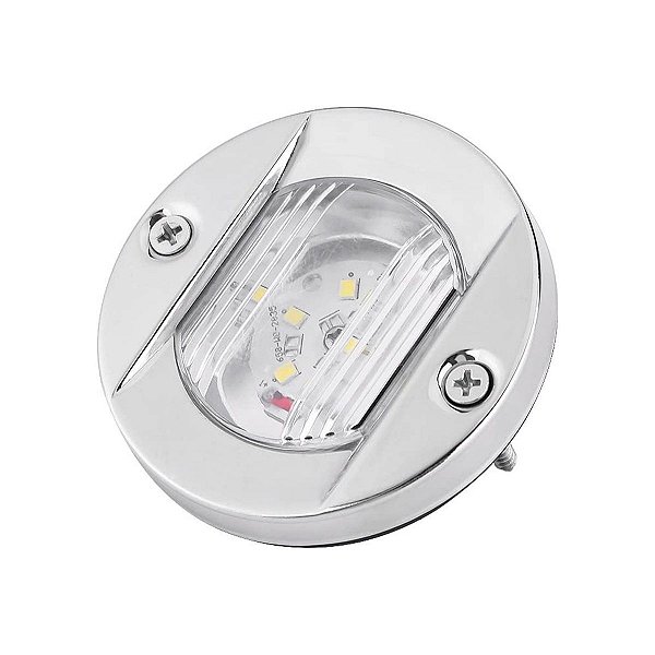 Luz Espelho de Popa Alcançado em Aço Inoxidável LED Branco 12v