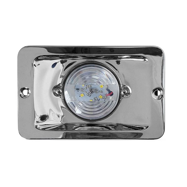 Luz de Alcançado em Aço Inox Led Branco
