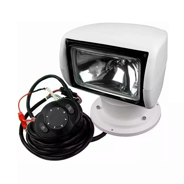 Farol de Busca Com Controle Remoto 12V