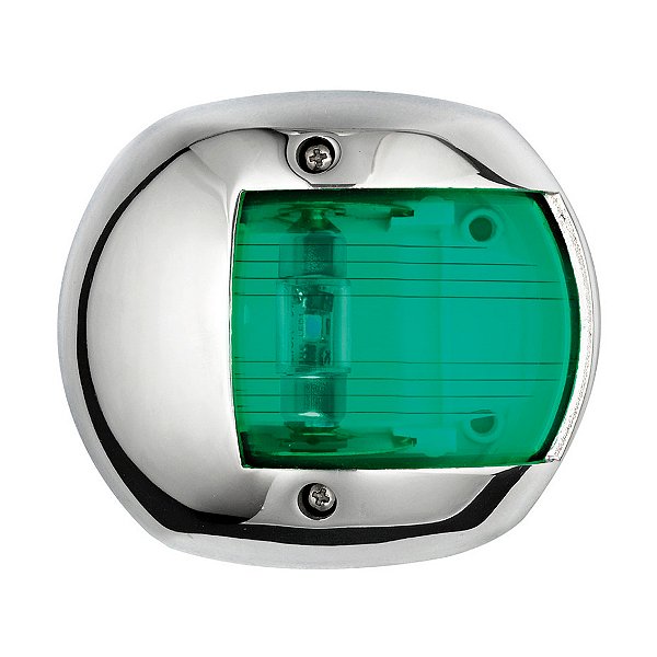 Luz de Navegação Boreste Verde Em LED 12V Aço Inox 316