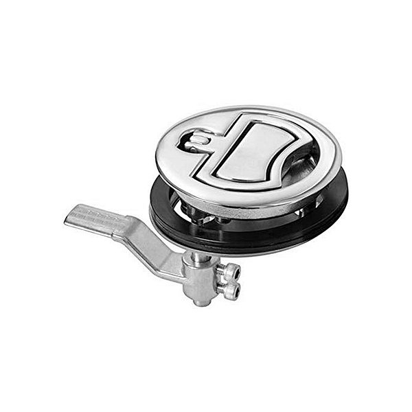 Puxador Trinco de Pressão Com Trava Cockpit Para Portas Tampas Em Aço Inox 316 60 x 95 mm