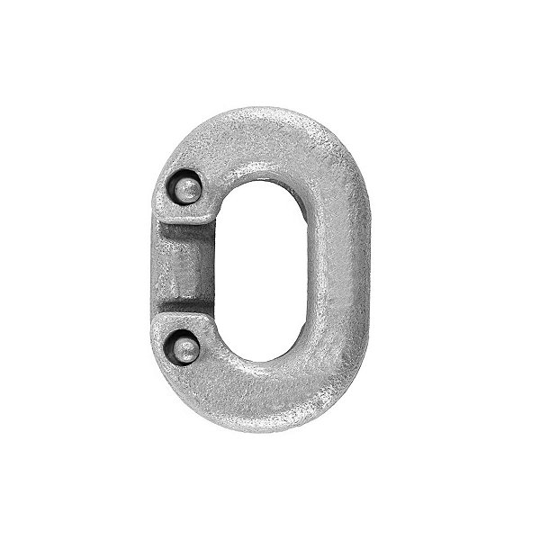 Elo Conector De Corrente Calibrada 10 mm Din 766 em Aço Galvanizado