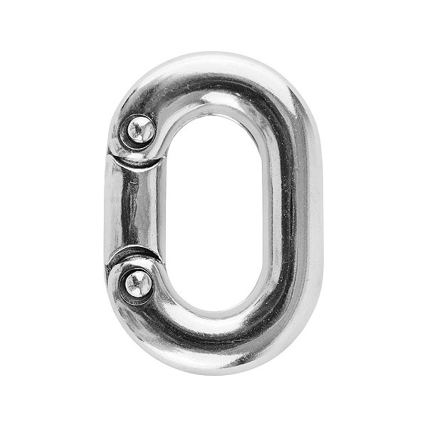 Elo Conector De Corrente Calibrada 10 mm Din 766 Aço Inox 316