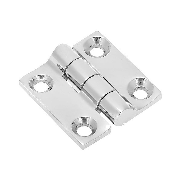 Dobradiça De 4 Furos em Aço Inox 316 38 X 38 X 3 mm