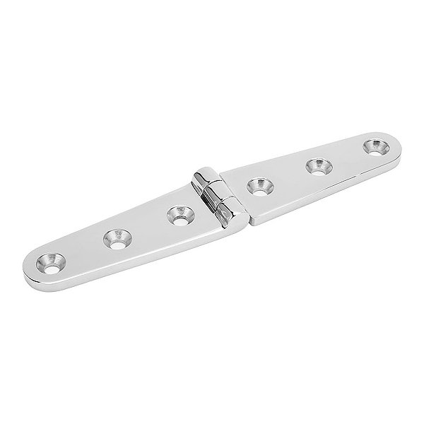Dobradiça De 6 Furos em Aço Inox 316 158 X 28 X 3 mm