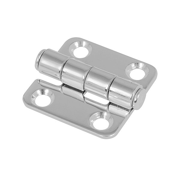 Dobradiça De 4 Furos em Aço Inox 316 40 X 40 X 2 mm