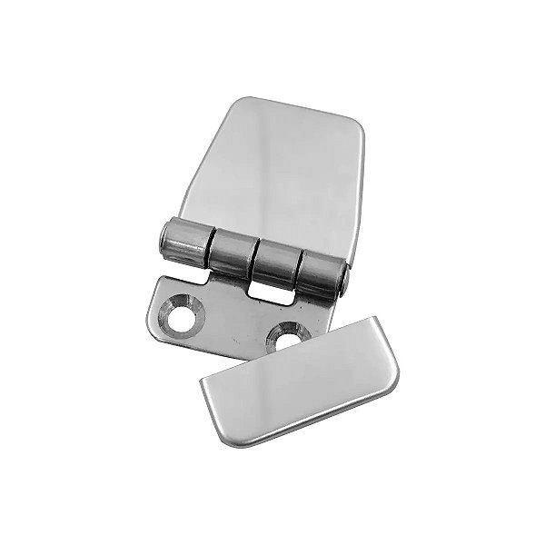 Dobradiça De 5 Furos Com Capa em Aço Inox 316 59 X 40 X 2 mm