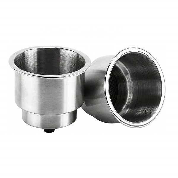 Porta Copos De embutir em Aço Inox 316 110 X 105 mm