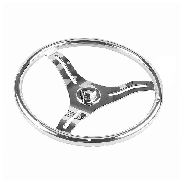 Volante náutico em aço inox 316 13-1/2" | Guamex