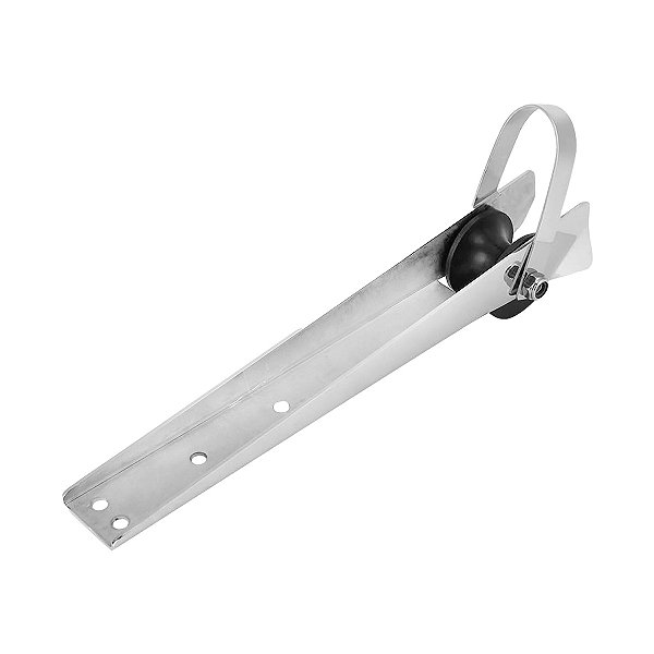 Lançador púlpito de proa em aço inox 316 390x50 mm
