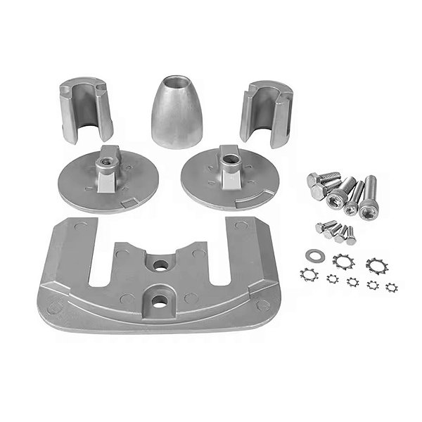 Kit Anodos de Sacrifício Motor Mercruiser Rabeta Bravo I e III