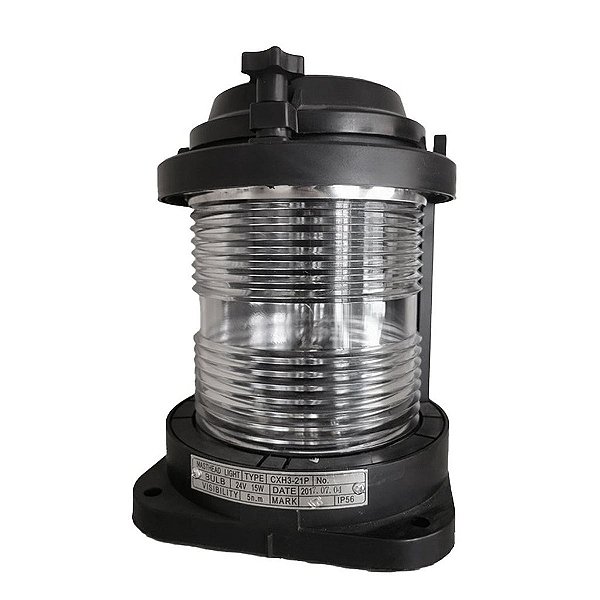 Luz de Mastro Branca 225 Graus Homologada RIPEAM