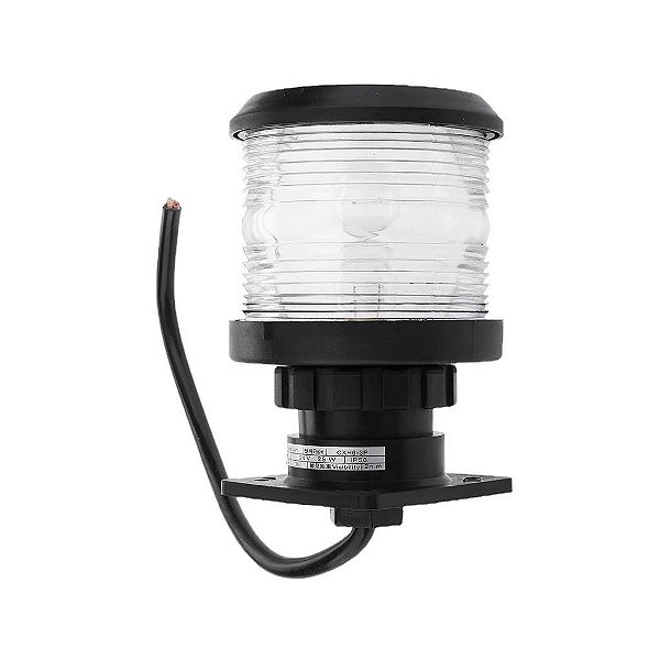 Luz de Navegação Circular Branca 360 Graus Homologada RIPEAM até 12M