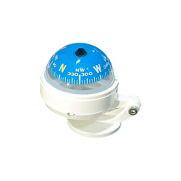 Bússola Náutica Sobrepor Em ABS Cor Branca