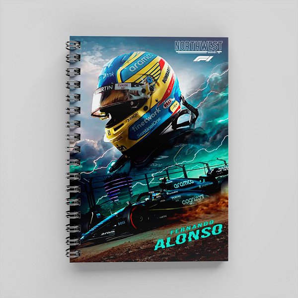 Caderno Fernando Alonso A4