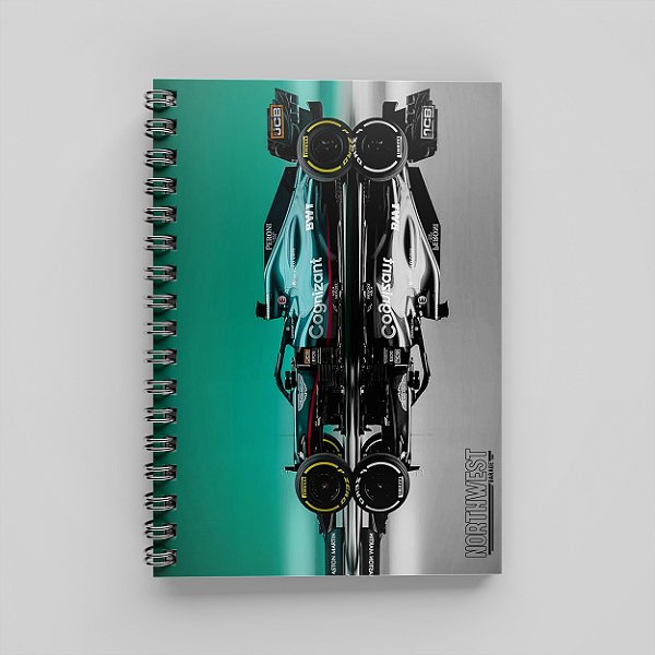 Caderno Aston Martin A4