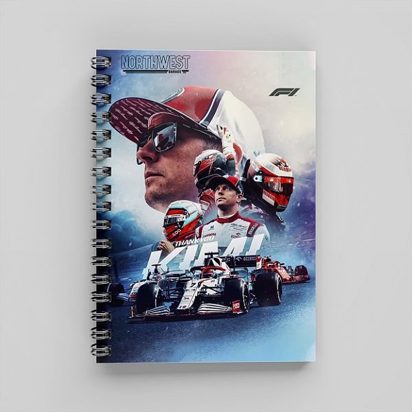 Caderno Kimi Räikkönen A4