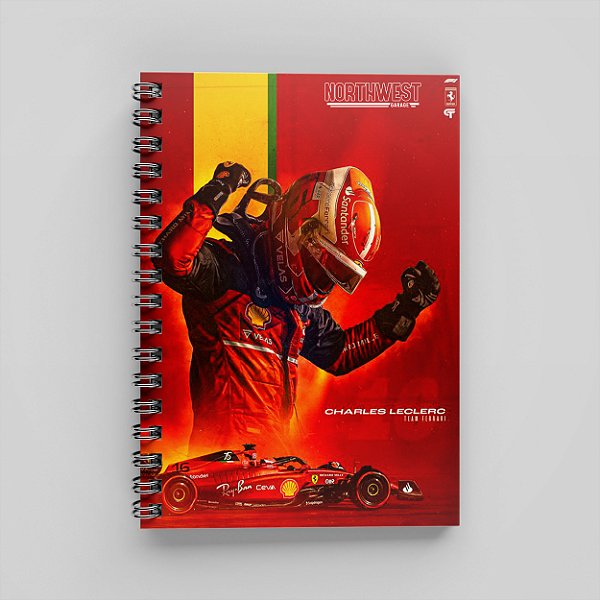 Caderno Charles Leclerc A4