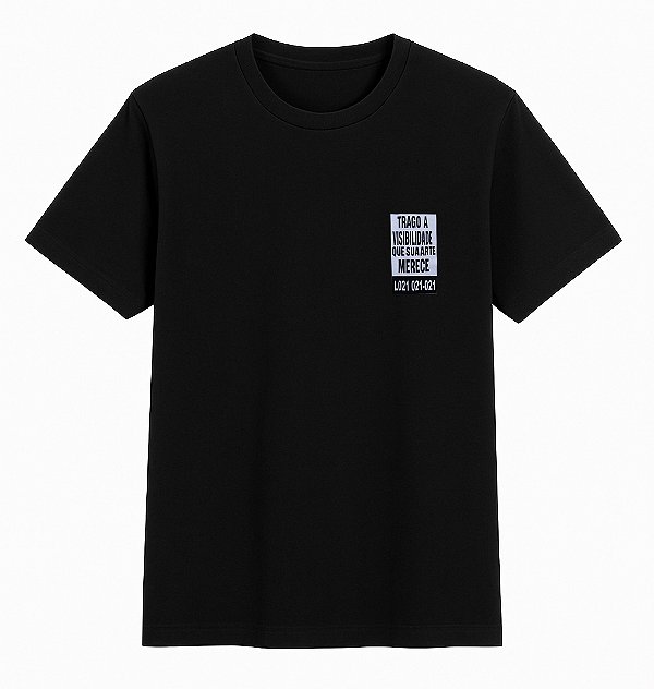 Camiseta Unissex Trago Sua Arte – 100% Algodão