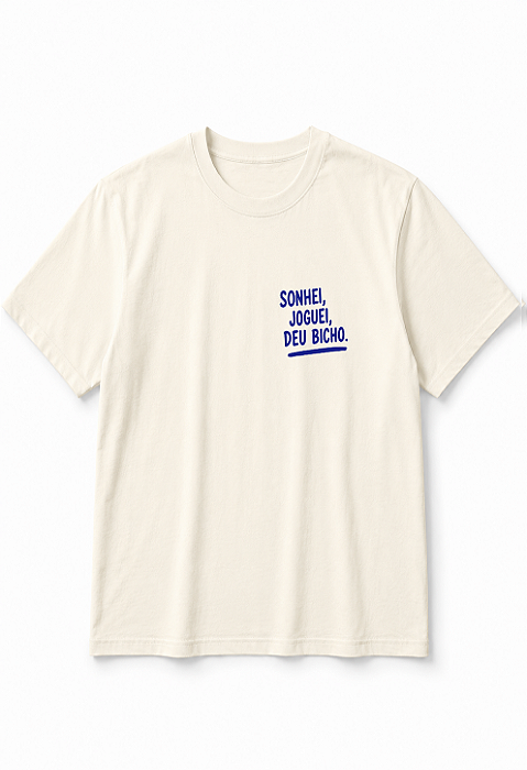 Camiseta Básica-Talão Jogo do Bicho