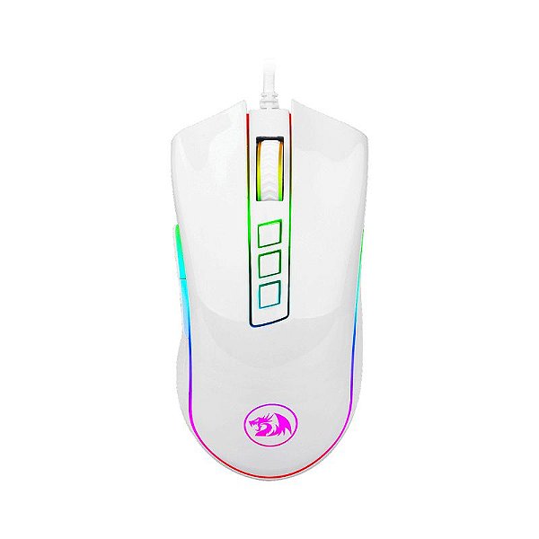 Mouse Gamer Cobra Branco M711W RGB Chroma 10000Dpi Redragon