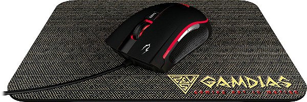 Kit Gamer Mouse Zeus M2 E1 + Mouse Pad NYX E1 Gamdias