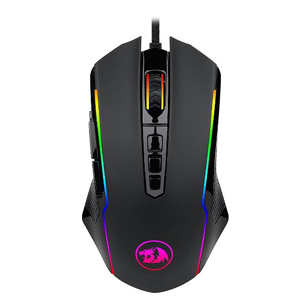 Mouse Gamer Redragon Ranger M910 RGB 12400Dpi Preto