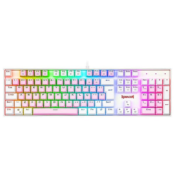 Teclado Mecânico Gamer Redragon Mitra K551PW-RGB (PT-BLUE)