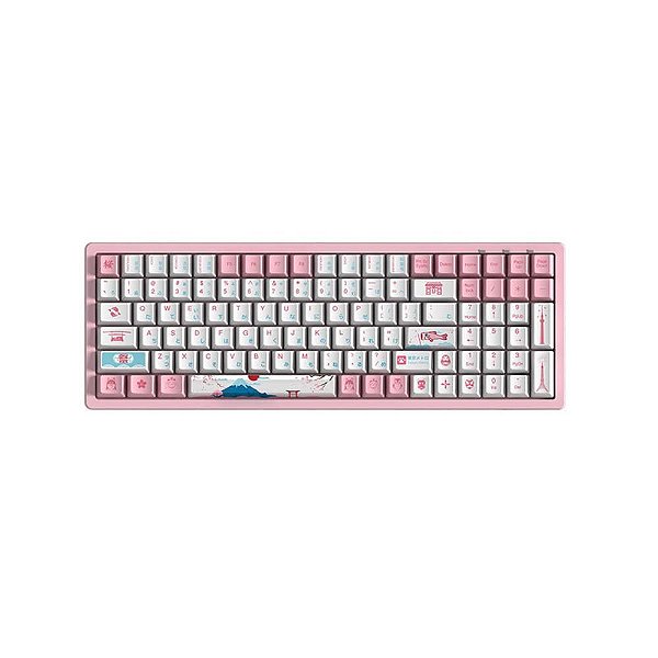 Teclado Gamer Mecânico Akko 3096 R2 World Tour Tokyo-OPEN BOX