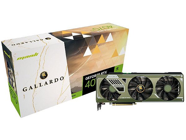 GPU NVIDIA MANLI GEFORCE RTX4070 TI GALLARDO 12GB DDR6X