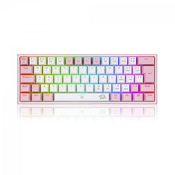 Teclado Mecânico Gamer Redragon Fizz  RGB