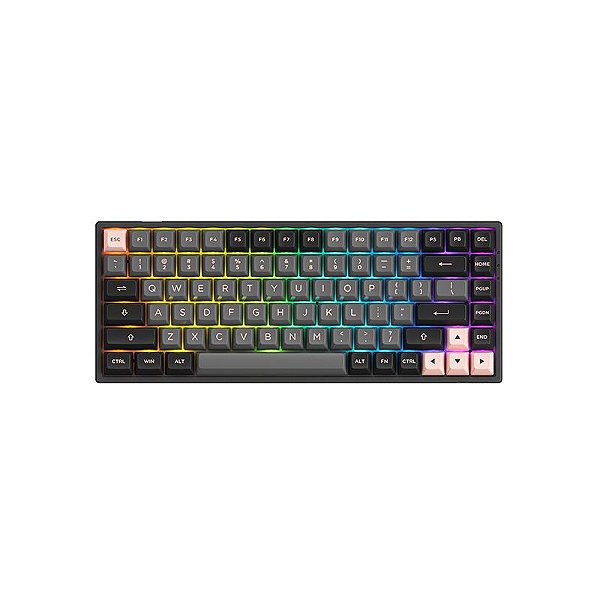 TECLADO GAMER MODELO 3084B PLUS BLACK & PINK