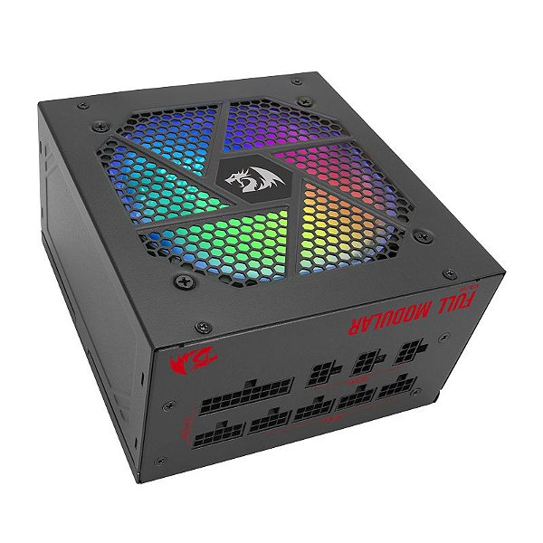 Fonte Redragon RGPS 750W RGB 80 Plus Gold