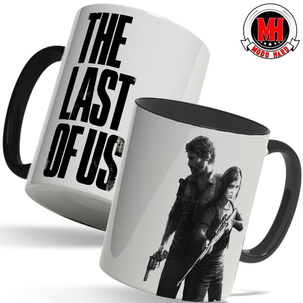 Xicara the last of us 2 joel morre tlou personalizada preta