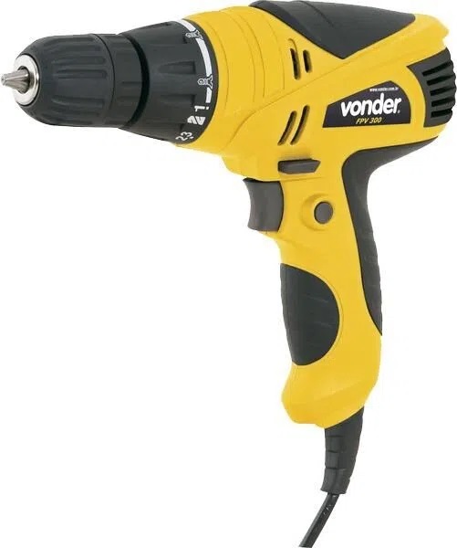 Furadeira Parafusadeira Elétrica Vonder FPV 300 3/8