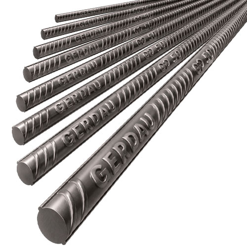 Vergalhão CA 50 10mm (3/8") Reto 12 Metros Gerdau