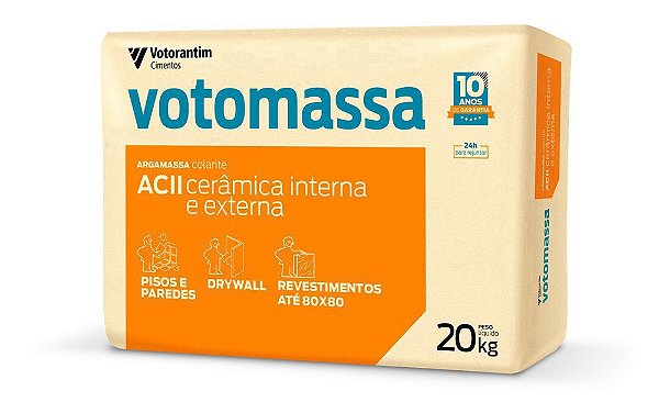 Argamassa Cerâmica Externa (ACII) 20Kg Votorantim