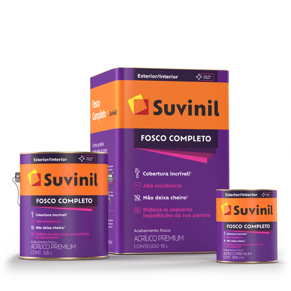 Tinta Suvinil Fosco Completo 18/3,6/1LTs