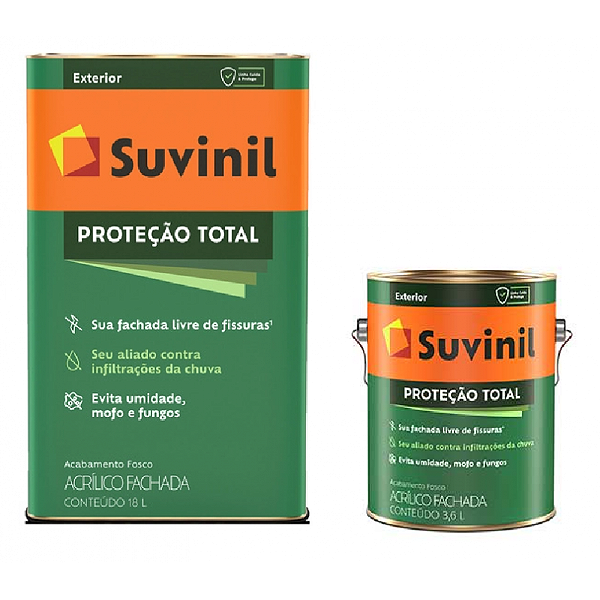 Tinta Suvinil Acrílico Proteção Total 18/3,6LTs