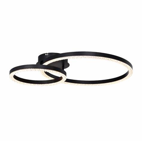 Lustre Plafon Skylight Holly Preto 4002