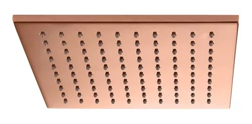 Ducha Quadrada Lexxa Rose Gold Sem haste 4107