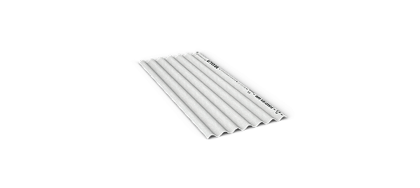 Telha de Fibrocimento Sem Amianto Brasilit 4mm x 0,50 x 2,13m
