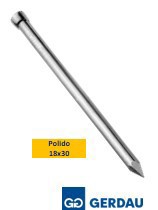 Prego Sem Cabeça 18x30 Gerdau Kg