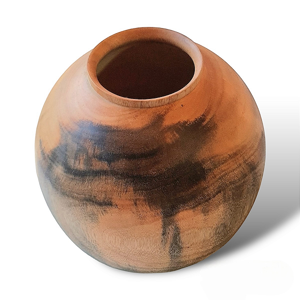 Vaso Bola Decorativo em Candeia
