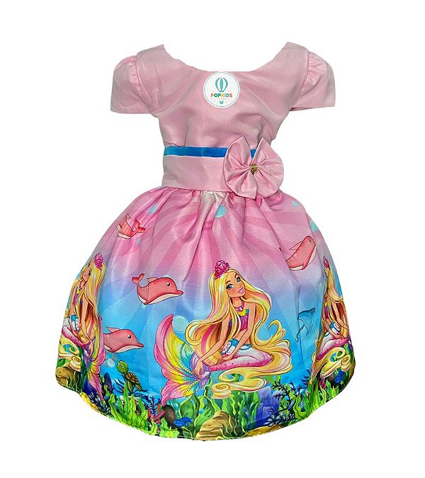 Vestido Sereia Infantil Blogueira