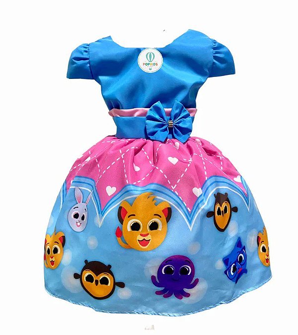 Vestido Temático Bolofofos A Tam.PP (1 ano)