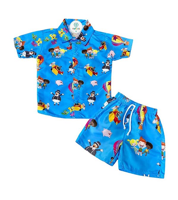 Conjunto Mauricinho Mundo Bita Tam.P (2-3 Anos)