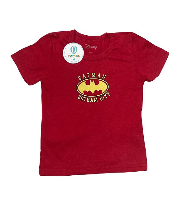 Camiseta Batman Vermelho Tam.1