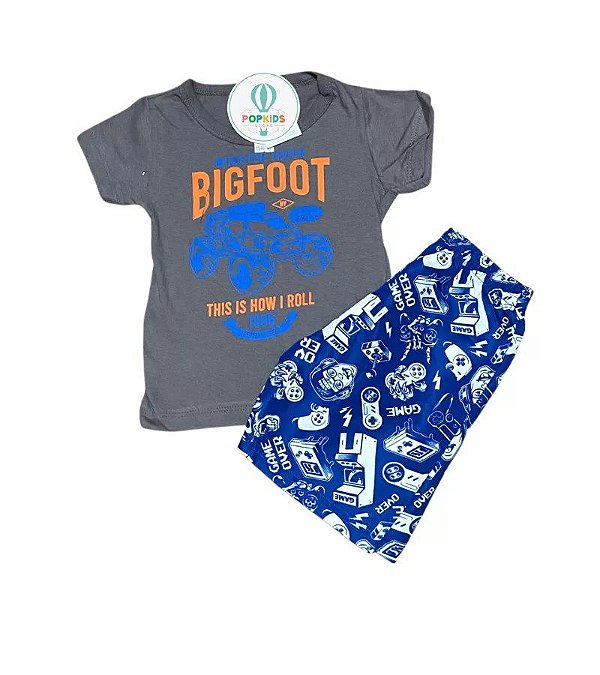Conjunto Infantil Truck Game Tam.3 (veste 2)